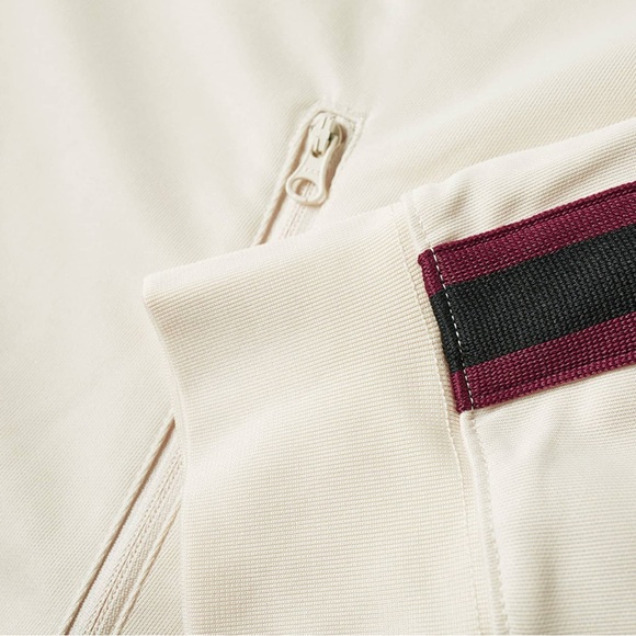 EUC Men’s Size Large  Nike Y2K Tribute Striped Track Jacket In Like Cream Color - Picture 7 of 14